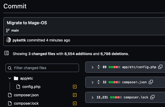 Just migrated my first #Magento project to <a href="/mage_os/">Mage-OS</a> and it was suuuuper easy 🥳