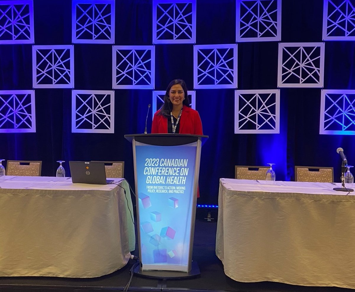Term Assistant Professor Dr. Michelle Amri recently co-chaired the 2023 Global Health Conference! Joining forces with experts from various fields, they tackled pressing global health issues. An inspiring hub of knowledge, innovations, and best practices. #CCGH2023 <a href="/michelle_amri/">Michelle Amri</a>