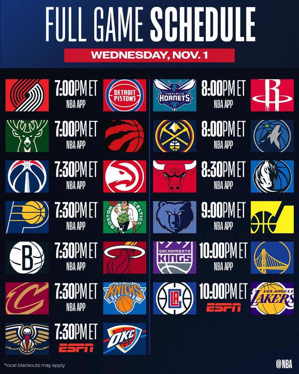 PasionNBA's tweet photo. Noche de partidos en la NBA a borbotones. Nada más y nada menos que 26 equipos en liza. Are you ready? https://t.co/zjOqdHEsjF