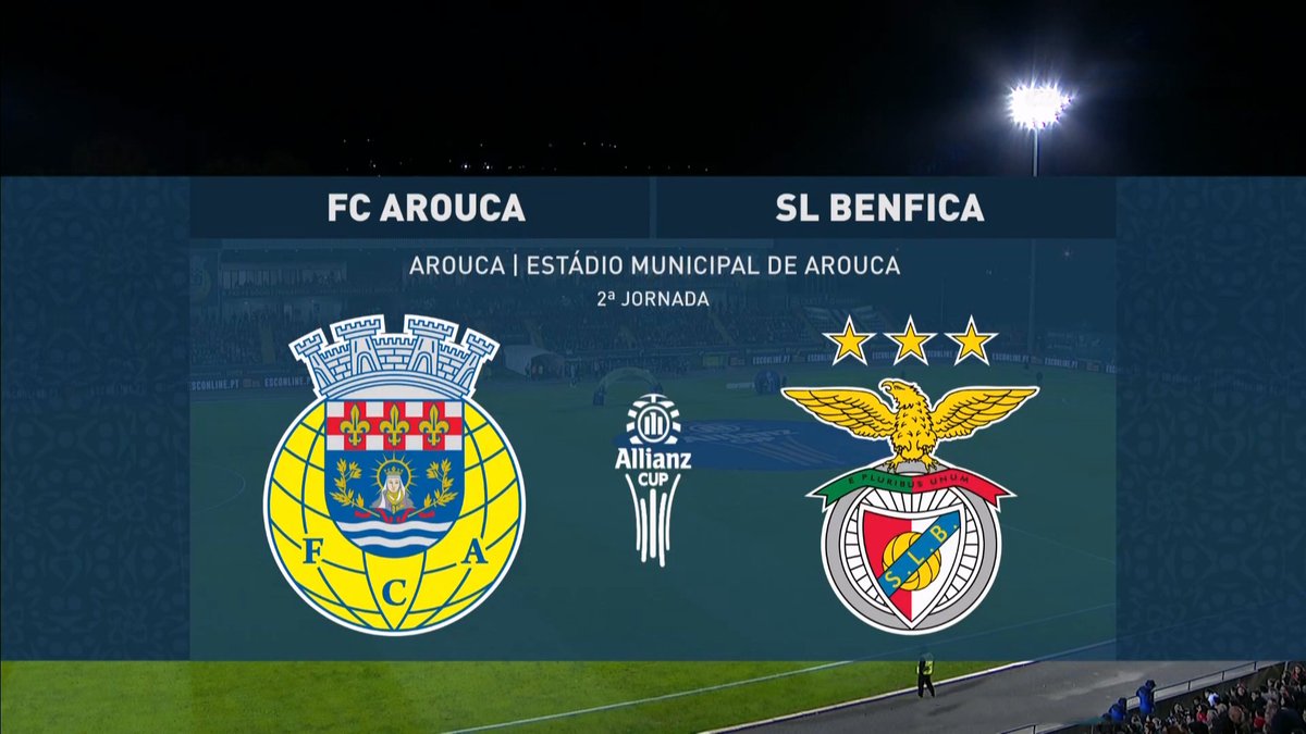 Arouca vs Benfica Live Streaming and TV Listings, Live Scores, Videos - October 31, 2023 - Portugal Cup