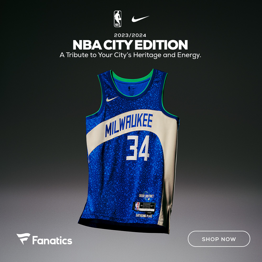 Fanatics's tweet photo. 🚨JUST DROPPED🚨 The 2023/2024 City Edition Collection has arrived! Rep the Milwaukee Bucks in style today!
