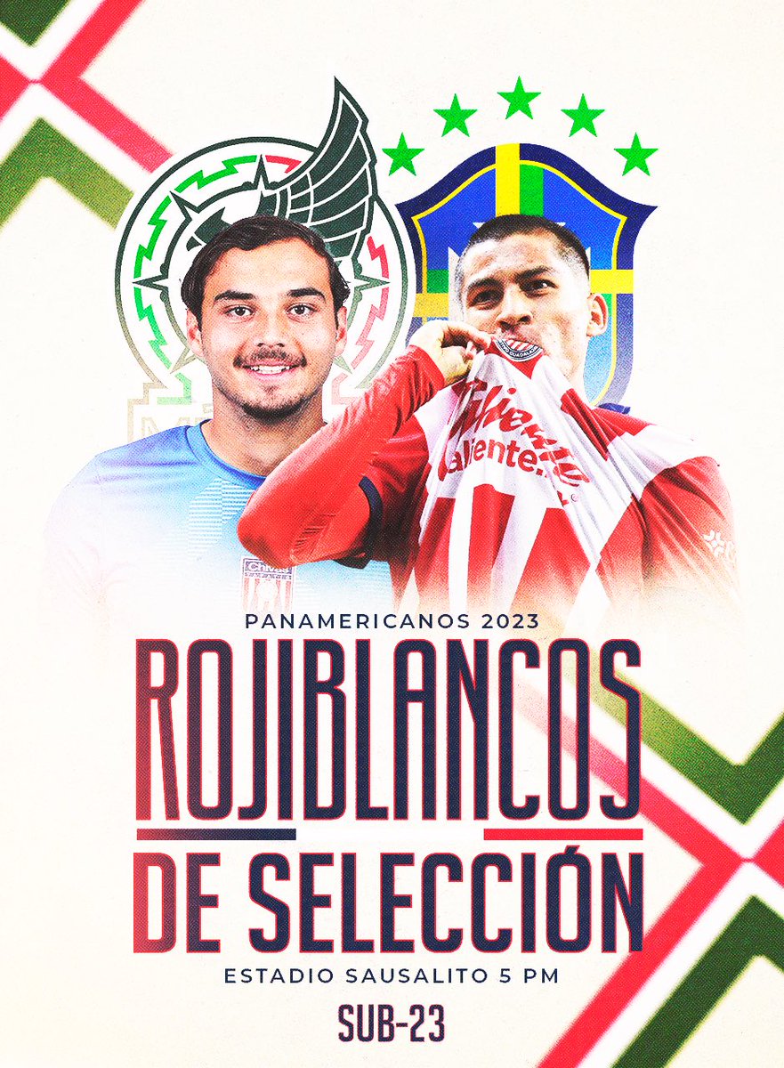 #Sub23 | 🐐 ¡HOY JUEGA MÉXICO! 🇲🇽

👊🏻Nuestros #RojiblancosDeSelección  se miden contra Brasil por el pase a la final

¡CON TODO, @miseleccionsubs!