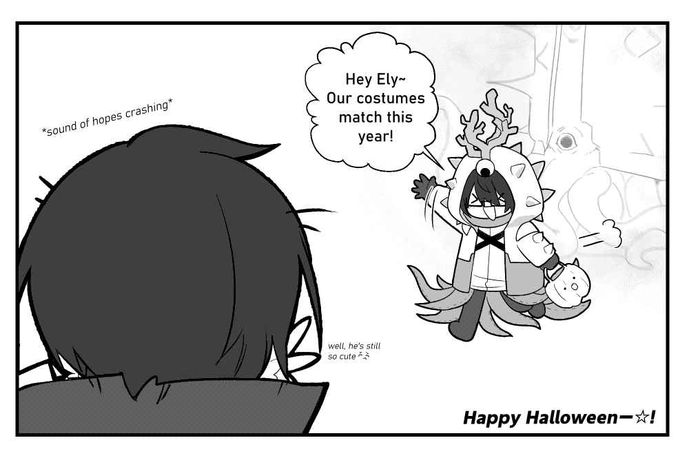 (ElyDoc/极博) (Evely)   aaaaarhhh happy goofy halloween 💀