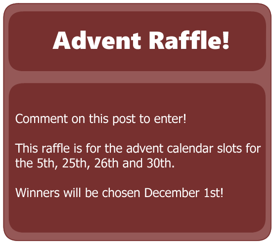 Raffle Post! be sure to Follow me, Retweet and like the post and comment below to enter!