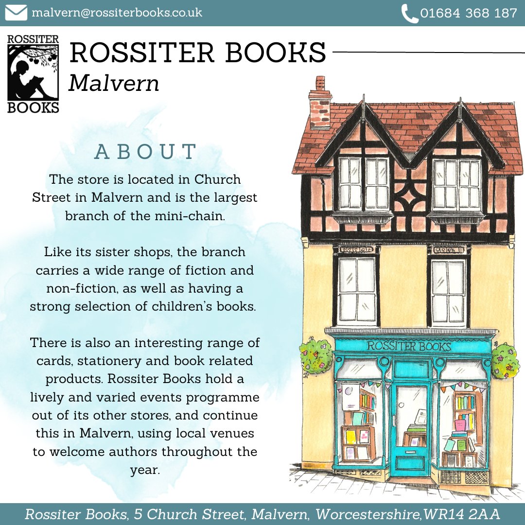 Calling all Bookworms!📕🐛

Have you had the chance to explore the delightful world of <a href="/RossiterBooks/">Rossiter Books</a> in Malvern?📍

You can find them at 5 Church Street, Great Malvern, WR14 2AA, or visit their website at rossiterbooks.co.uk 👈

✨Image credits: Emma Beebee✨

 #shoploca ...