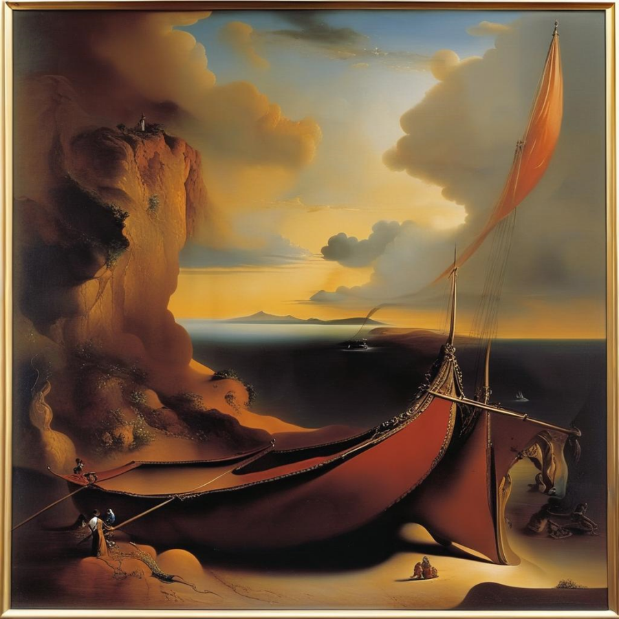 GinTunix's tweet photo. Every time a #Thingie creates a new artwork, I'm sooo
excited to see how creative the integrated @altstatemachine AI has become. Initially I favoured Alteration in 3D and Realistic styles - now alterations e.g. shown here in 'Salvador Dali' style completely blow me away! 💫 https://t.co/trSq531GVK