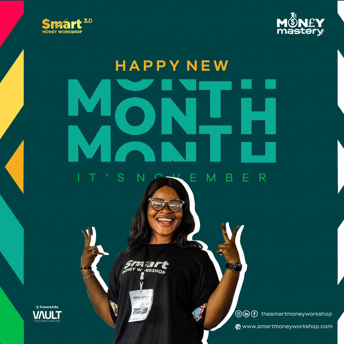 Happy New Month you'll🤗

#smartmoneyworkshop #Smw #financialworkshop #thesmartmoneyworkshop3.0 #smw3.0