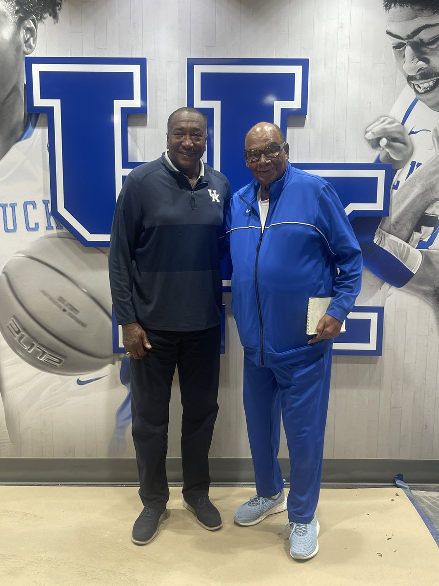 UK is proud to honor George Raveling and P.G. Peeples as its two recipients for this year’s Unity Series Legends. The duo will be recognized at Thursday’s game and will also address both teams at a dinner on Wednesday. Good to have coach Raveling at practice today!