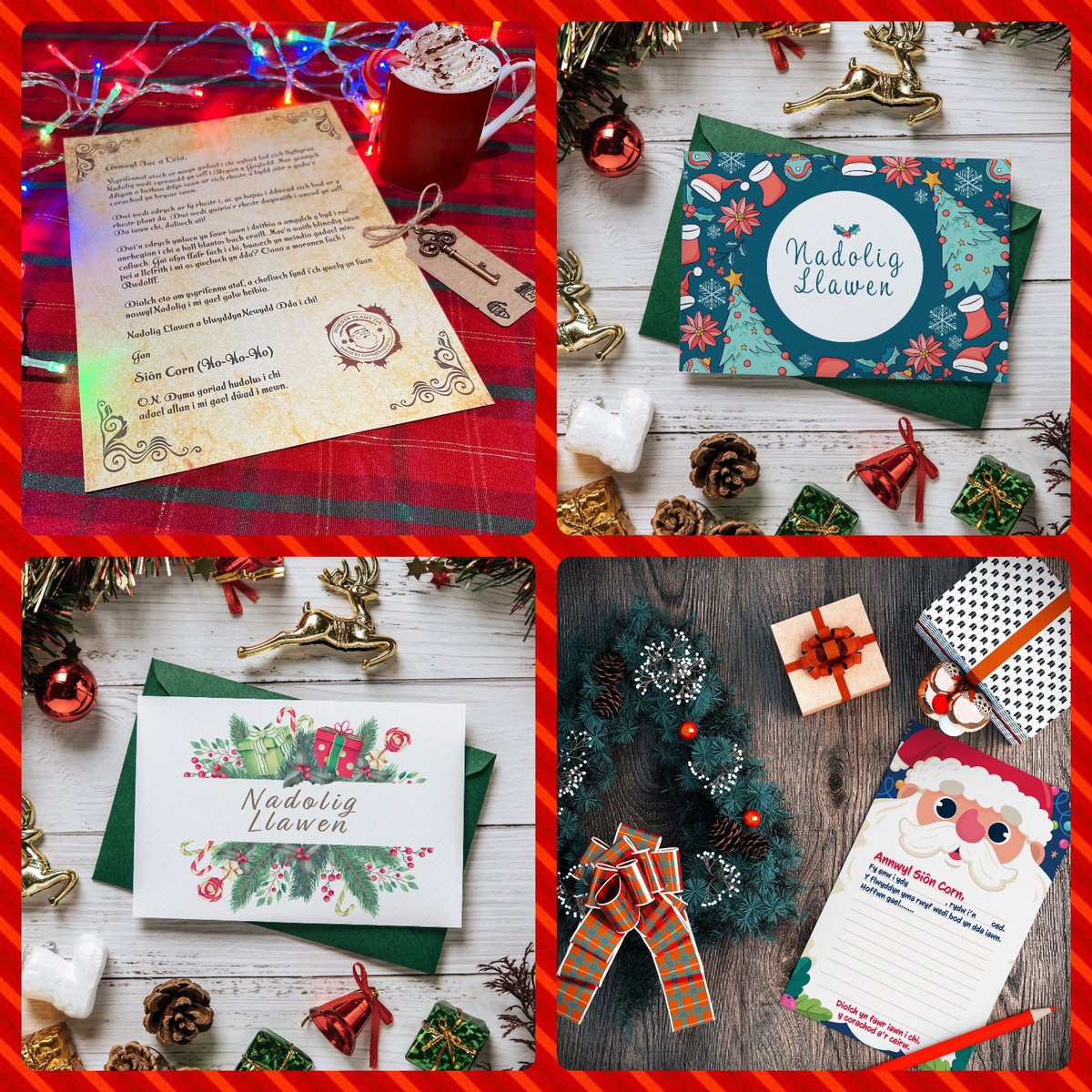 Wel, dwi meddwl fod hi’n saff i ddweud fod y Nadolig ar y ffordd!   Ewch draw i fy siop Etsy i archebu cardiau Nadolig a llythyrau Siôn Corn.  #54DiwrnodIFynd

etsy.com/uk/shop/MJPrin…

#yagym #nadolig #sioncorn #Cymru #Cymraeg