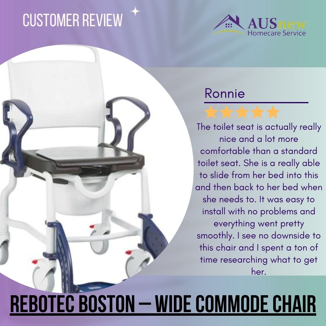 AUSnew_Support's tweet image. ⭐The Ausnew Rebotec Boston – Wide Commode Chair is a Mobile commode chair for 150 kg capacity, 52 cm seat width.

⭐A wider commode chair designed for care facility use as well as being perfect for home-care. 

bit.ly/rebotec-boston…

#rebotecbostonwide
#commodechair