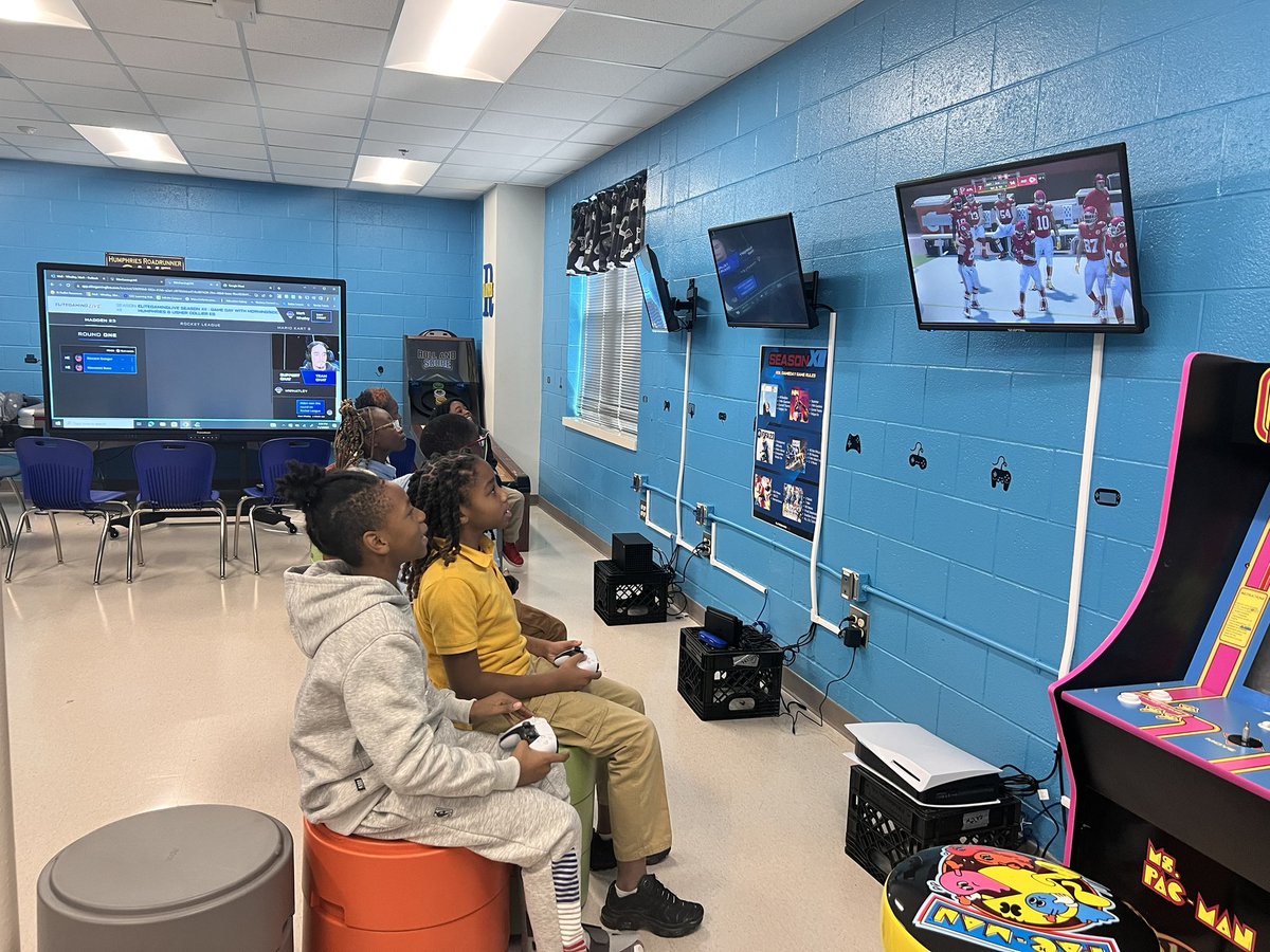 Humphries Elementary (@apshumphrieses) on Twitter photo 🎮Our first eSports Game Day was a success!!🎮 #elitegaming #aps5 <a href="/STEMontheHUMP/">Alicia M. Cole</a> <a href="/JaronTrimble/">Jaron A. Trimble</a> <a href="/LKilgore_APS/">Lindsey Kilgore</a> <a href="/LinearLogic_1/">Mark Whatley</a> 🎮Our first eSports Game Day was a success!!🎮 #elitegaming #aps5 <a href="/STEMontheHUMP/">Alicia M. Cole</a> <a href="/JaronTrimble/">Jaron A. Trimble</a> <a href="/LKilgore_APS/">Lindsey Kilgore</a> <a href="/LinearLogic_1/">Mark Whatley</a>