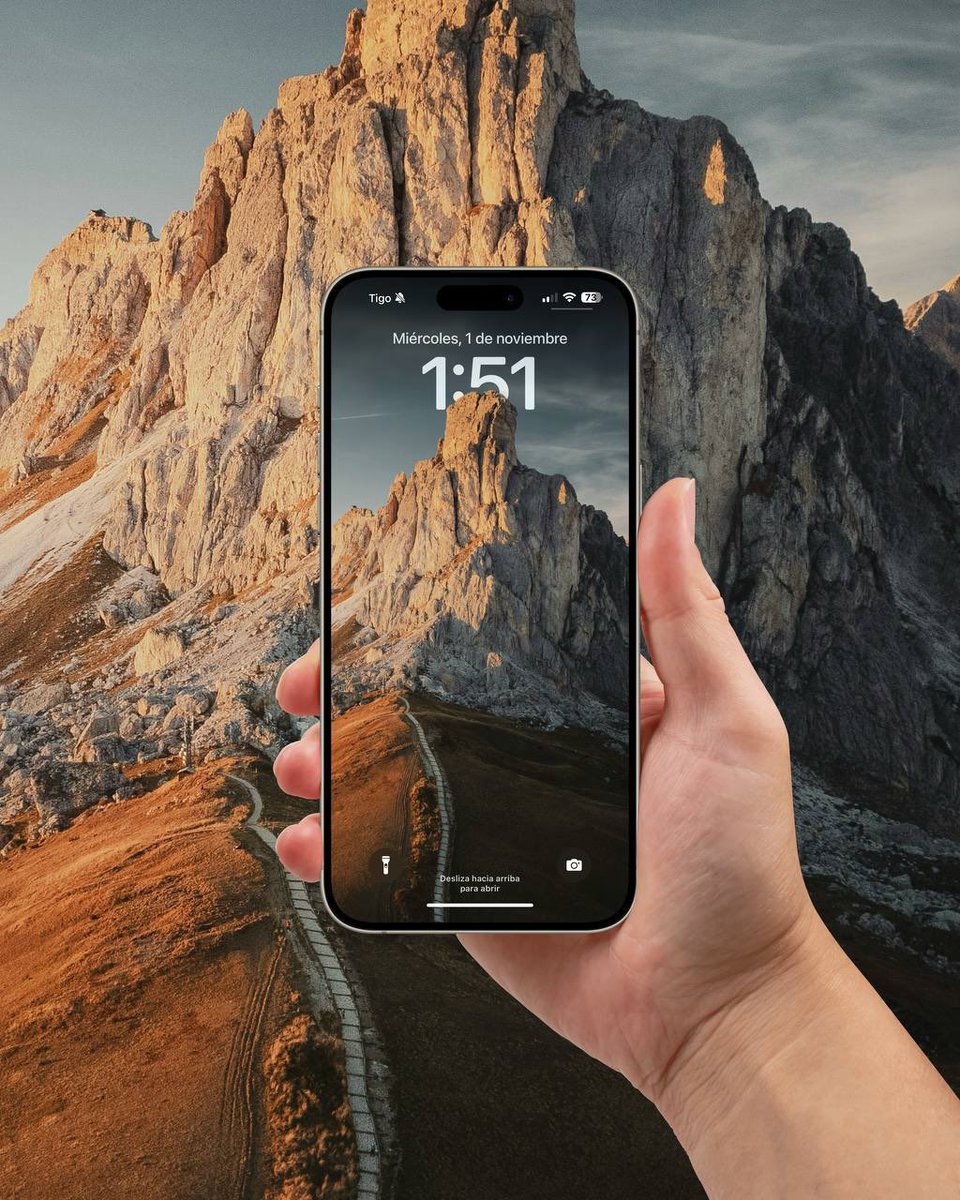ZonaAppleWorld's tweet photo. Nuevo #Wallpaper en el canal de #Telegram de mi compañera @wallklm1 

https://t.co/9kUAGE6Iyr

#iPhone #iOS17 https://t.co/85Te8aqLQg