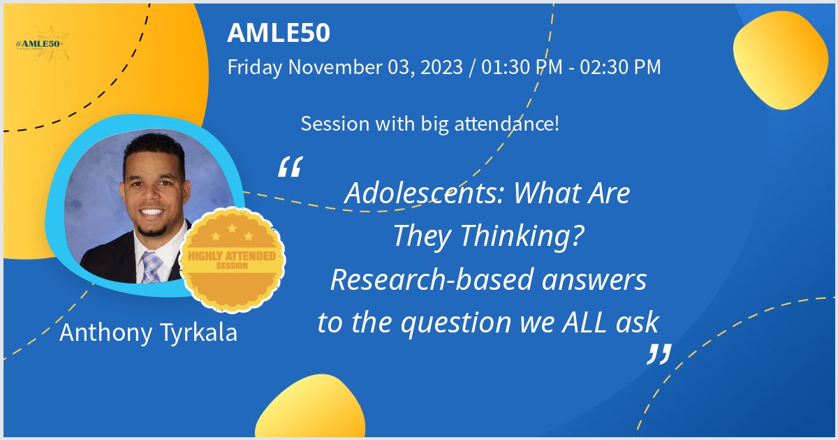ConnectED_Turk's tweet photo. Ready to present at AMLE50 on Adolescent Development. #AMLE50 https://t.co/itEWnKnyco