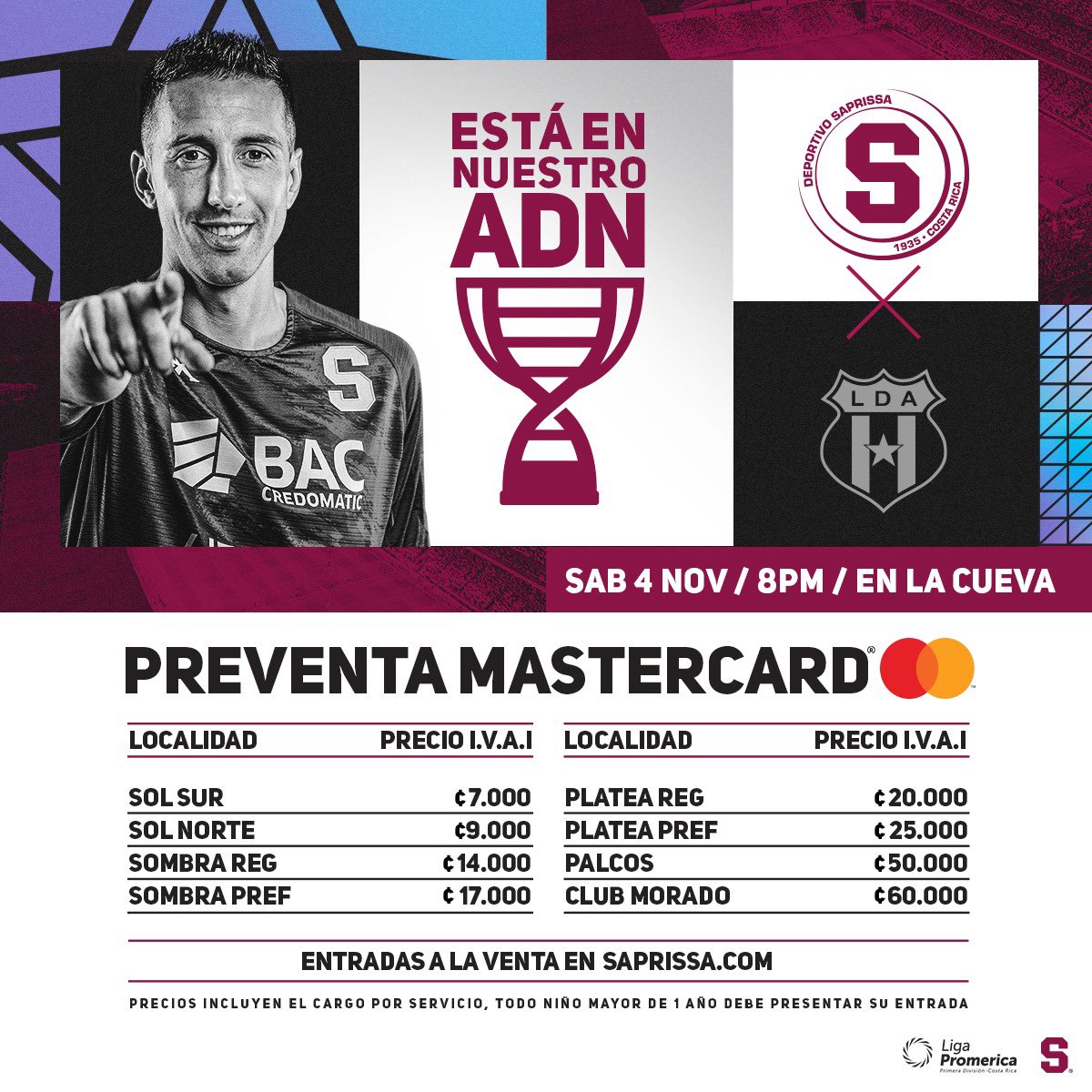 #Actualidad ⚽️ ll Ya salió la preventa para el Clásico Nacional del próximo sábado. 😈 🦁
