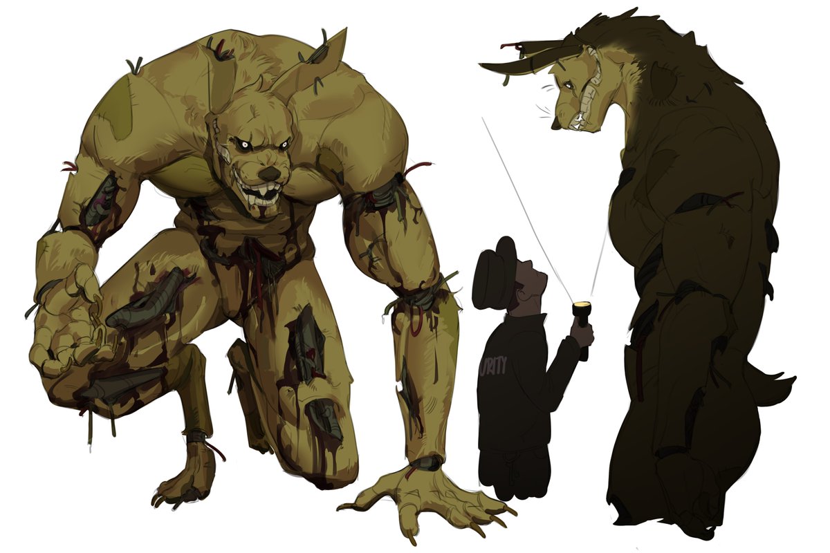 that guy behind the slaughter #fnaf