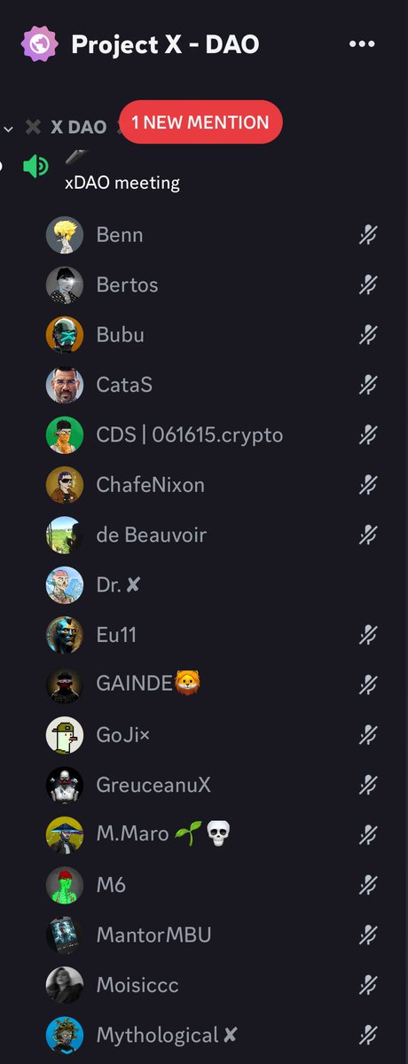 CDS | TITAN | BOOGAS (@cds61617) on Twitter photo Bi-Weekly meeting is ON!
#FollowTheX at <a href="/ProjectX_DAO/">Project X 🧬</a>
Don’t miss out on this project, team and community 🫂💎📈
Join discord : discord.gg/projectx-dao Bi-Weekly meeting is ON!
#FollowTheX at <a href="/ProjectX_DAO/">Project X 🧬</a>
Don’t miss out on this project, team and community 🫂💎📈
Join discord : discord.gg/projectx-dao