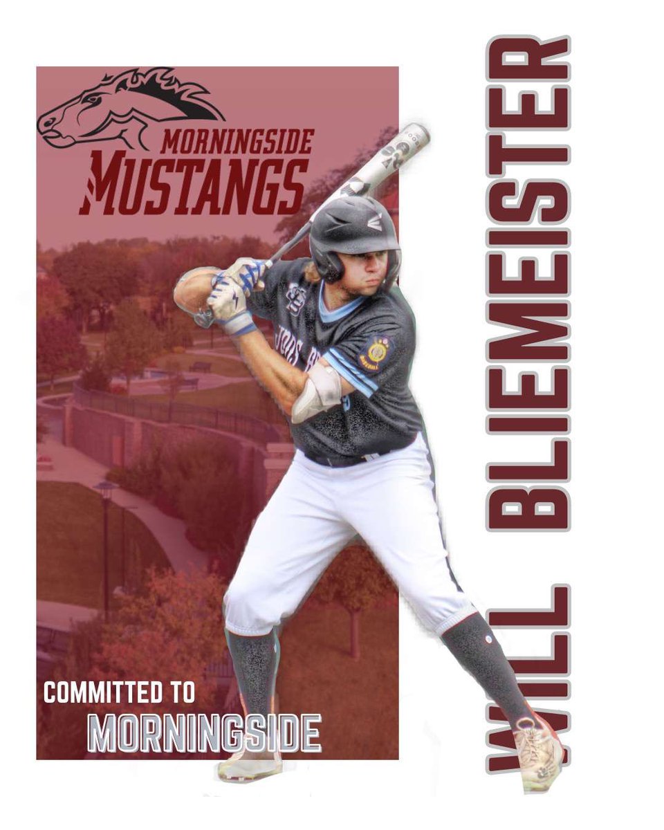 I am extremely excited to announce my commitment to Morningside University to further my baseball and academic journey! I would like to thank my parents, family members, teammates and coaches who have supported me and believed in me through the years! #RollStangs