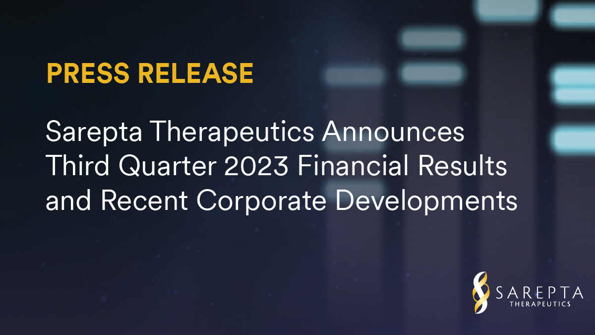 We just announced our Q3 2023 financial results and recent corporate developments.