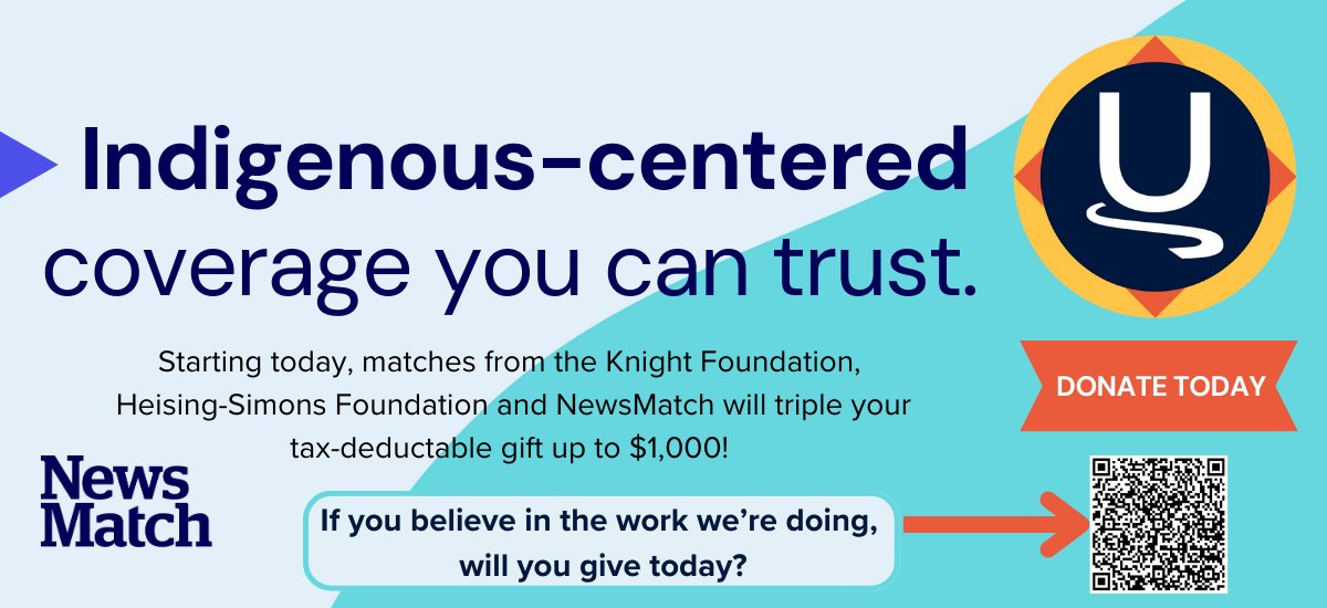Underscore Native News (@underscorenews) on Twitter photo Our #NewsMatch campaign starts today!
Right now, NewsMatch, the Heising-Simons Foundation and the Knight Foundation will each match your new donation up to $1,000 – TRIPLING the impact of your gift!
Support Indigenous-centered journalism, give today: ow.ly/yylg50Q3c1c
<a href="/INN/">Institute for Nonprofit News</a> Our #NewsMatch campaign starts today!
Right now, NewsMatch, the Heising-Simons Foundation and the Knight Foundation will each match your new donation up to $1,000 – TRIPLING the impact of your gift!
Support Indigenous-centered journalism, give today: ow.ly/yylg50Q3c1c
<a href="/INN/">Institute for Nonprofit News</a>