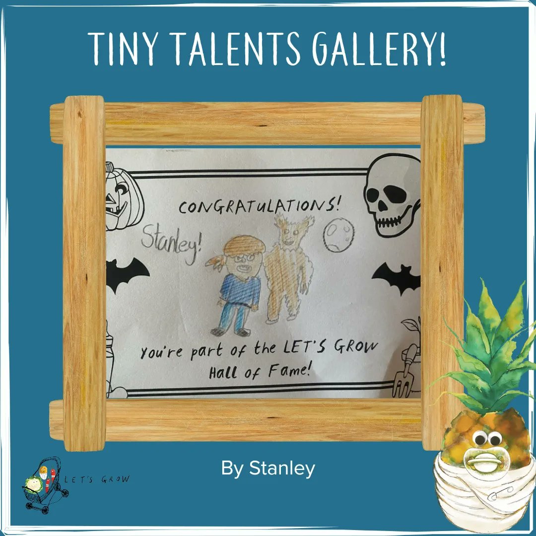 TheLetsGrowTeam's tweet photo. Amy and Stanley crafted these mesmerising artworks during their visit to the Let's Grow Magic Shed at the Halloween Spooktacular events in Aldershot and Farnborough at the weekend.
We're loving their spooky art!
#eyfs #earlyyears #earlylearning #youngartists #letthemcreate https://t.co/l9LIfeoF3t