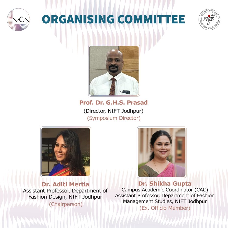 jodhpur_nift's tweet photo. Presenting to you the Organizing Committee of the International Design Symposium on Leveraging Creativity for Innovation: Role of Design Research.
Join us on 2nd &amp; 3rd Nov for an exciting &amp; thought-provoking event where you'll learn from some of the stalwarts of design research. https://t.co/7IsVnyV3sa