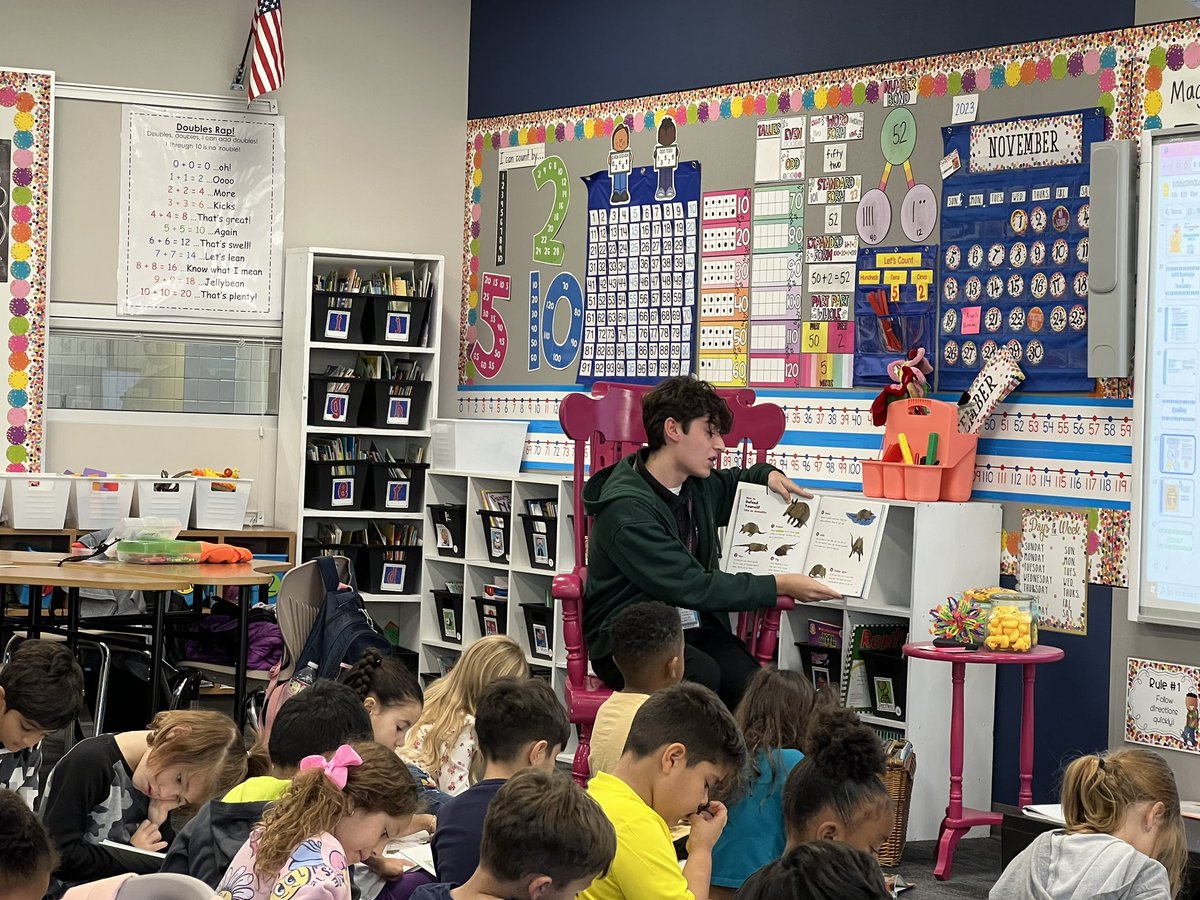 Instructional Practices students teaching lessons today at Bethke Elementary. <a href="/PaetowHS/">Paetow High School</a> #PantherProud