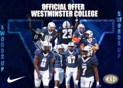 Blessed and extremely thankful receive my second offer from <a href="/WCtitansFB/">Westminster Football</a> <a href="/coachtylance/">Ty Lance</a> <a href="/ImaniCAFootball/">Imani⚜️🏈</a>