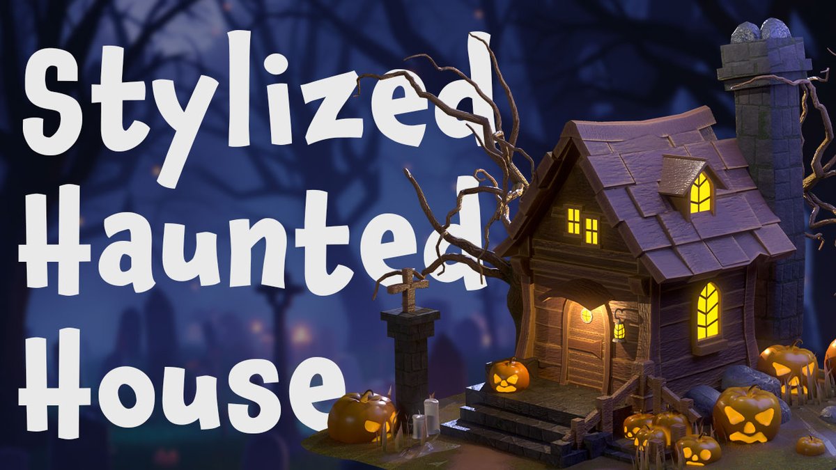 CyberLabsStudio's tweet image. Want to learn how to make a stylized haunted house? 🎃📷  Watch our timelapse here:  
youtu.be/POerrHK4vVM