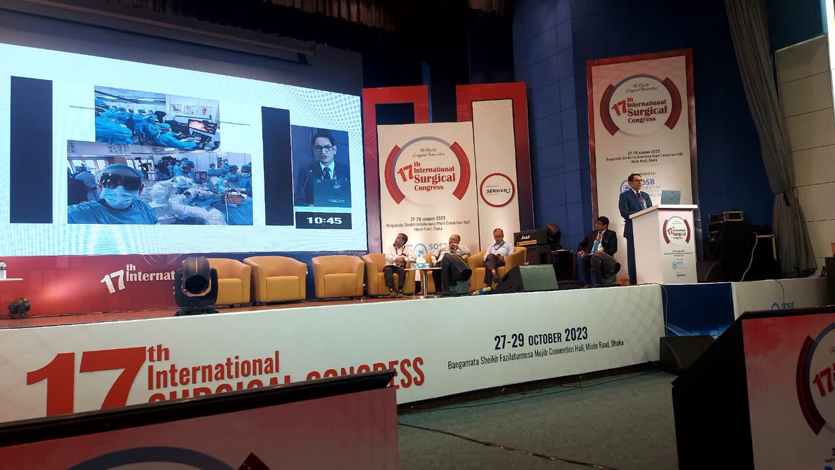 prof_skhanna's tweet photo. My sincere thanks to "The Society of surgeons of Bangladesh” inviting  me  to the "17 th International conference" and it was my pleasure to be a part of your meet as Guest Speaker .It was nice to be back to your country after I had first operated in birdem Hospital Dhaka in 2003 https://t.co/H9T1DJf03Q