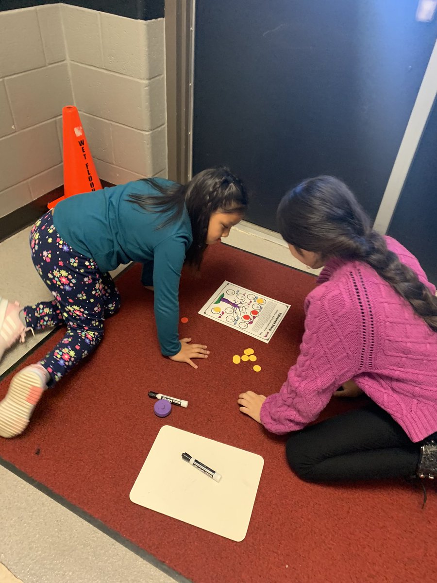 TrishLPowell1's tweet photo. Working on our addition is a fun bump game. https://t.co/hRJ4h2sn0t