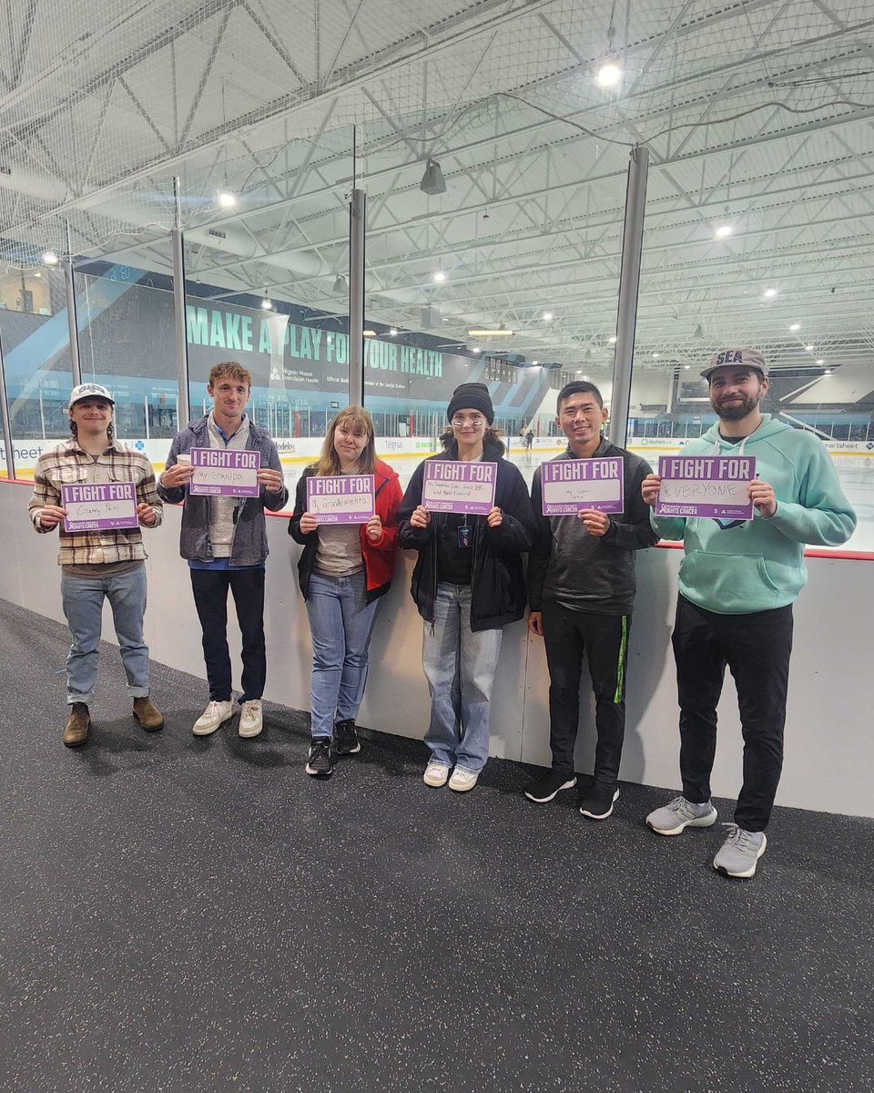 KrakenIceplex's tweet photo. November is Hockey Fights Cancer Month. Show your support by filling out one of these cards next time you visit the Iceplex and add it to our collection or take it home. 💜

#HockeyFightsCancer https://t.co/vYjwFoUPEd
