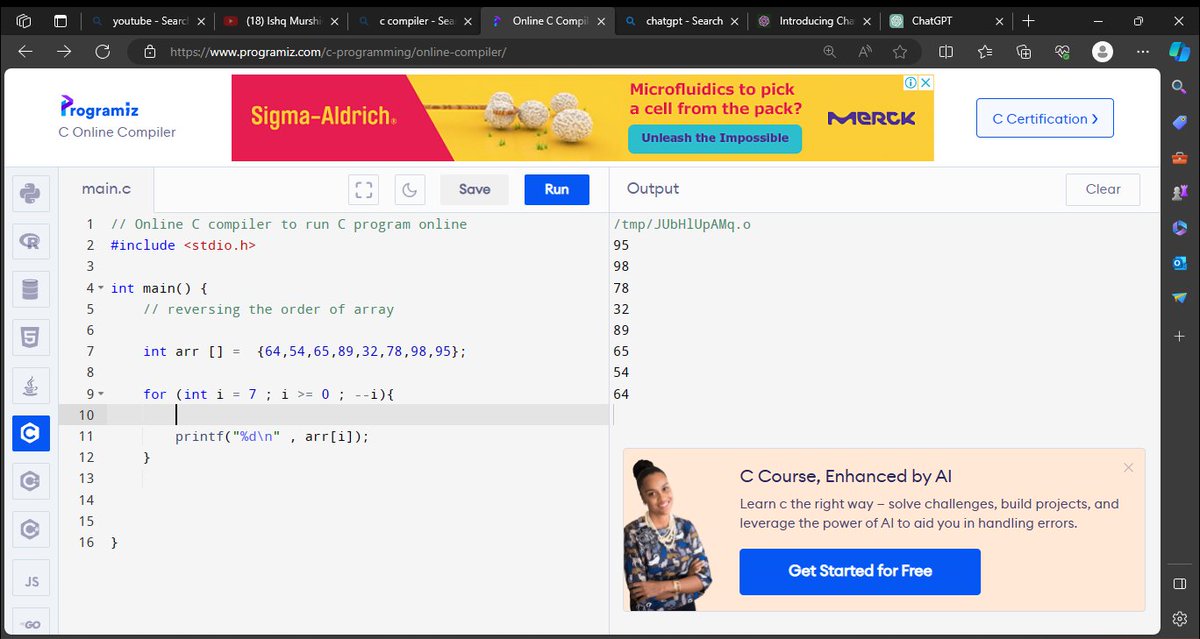Kadirkhanoffic1's tweet image. day 13 of #15daysofcode