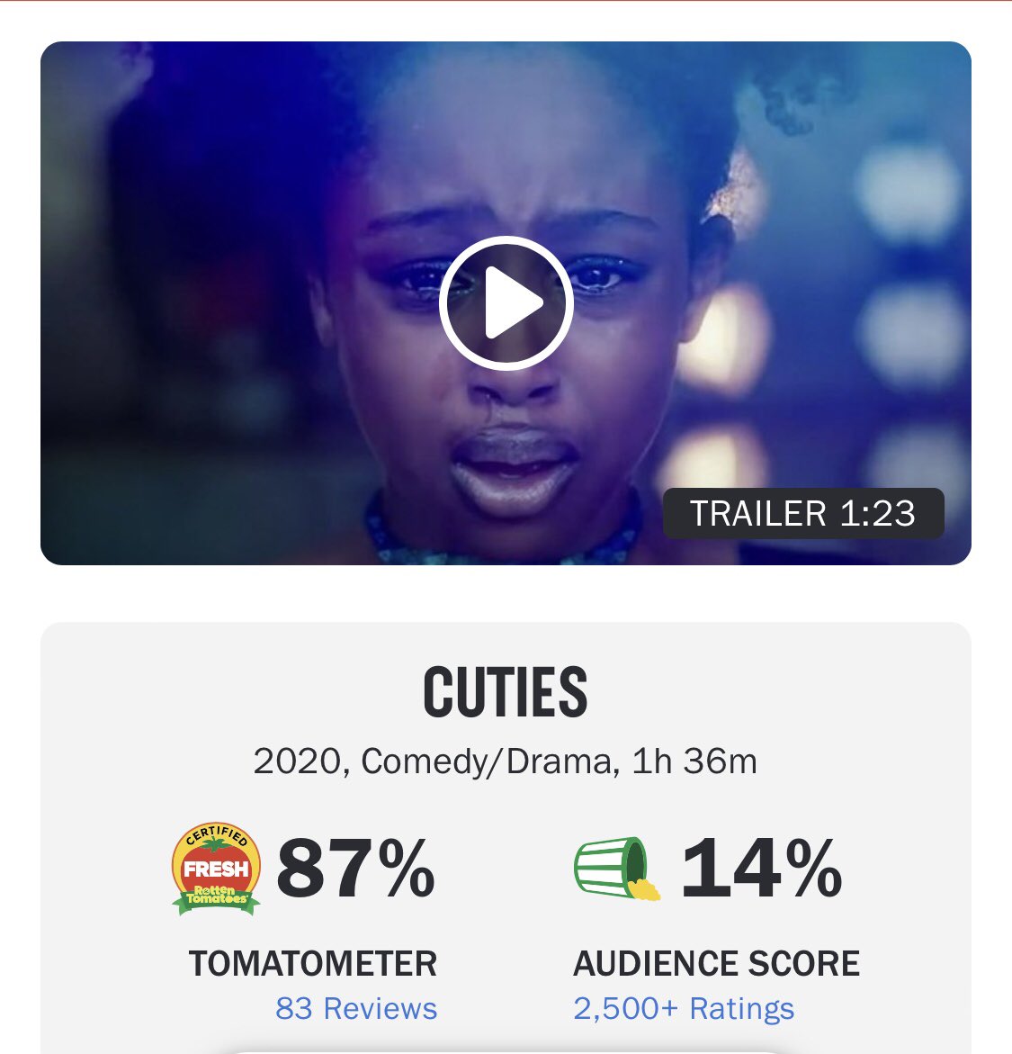 ohnoitsmiki's tweet photo. I still refuse to trust critics after they green lit this absolute monstrosity https://t.co/LNq1tlSkvL
