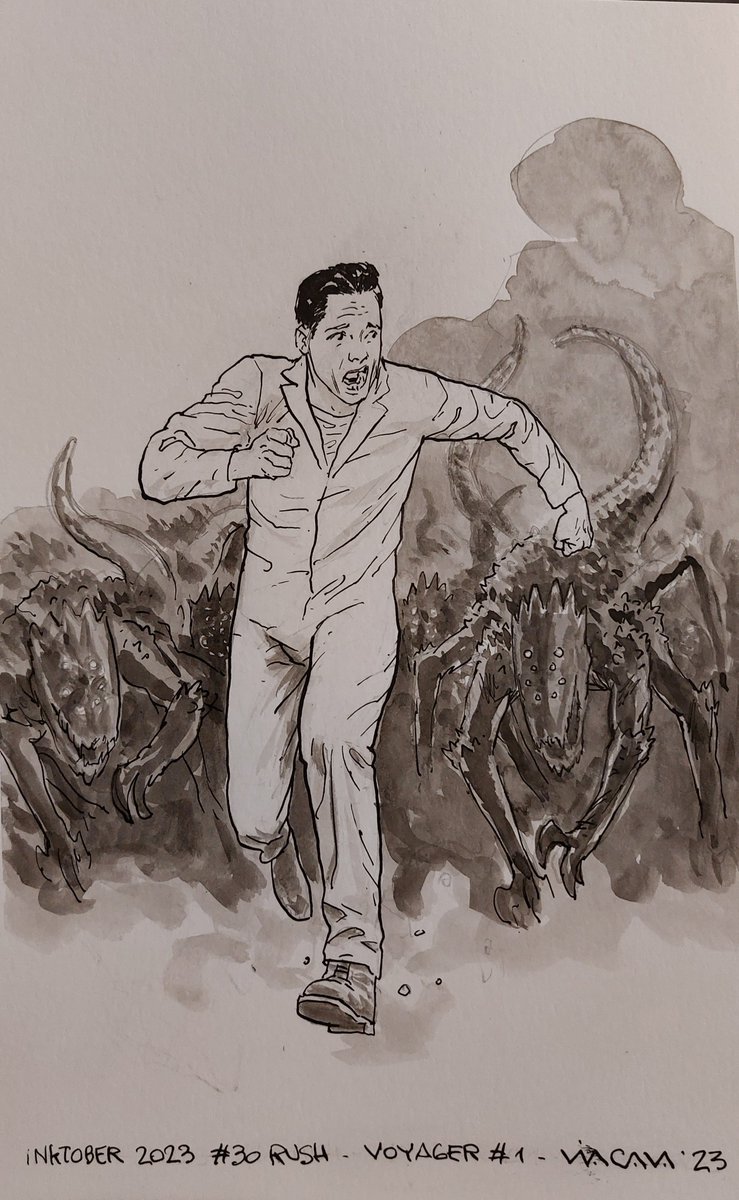 ViacavaRoberto's tweet photo. Late #inktobers2023 Massive, Rush, and fire. All are rewards from the #Kickstarte campaign for Voyager 1
Check it here https://t.co/xfP6eGZydR
#indiecomics #comicsforeveryone #crowdfunding Thanks @mrjakeparker https://t.co/eDG3re8fnp