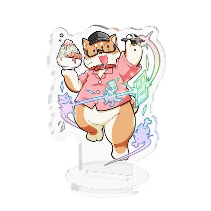 好評だったのでグッズ登録してみました! 欲しいという方はどうぞー!  クリアファイル!   アクリルフィギュア   アクリルキーホルダー 