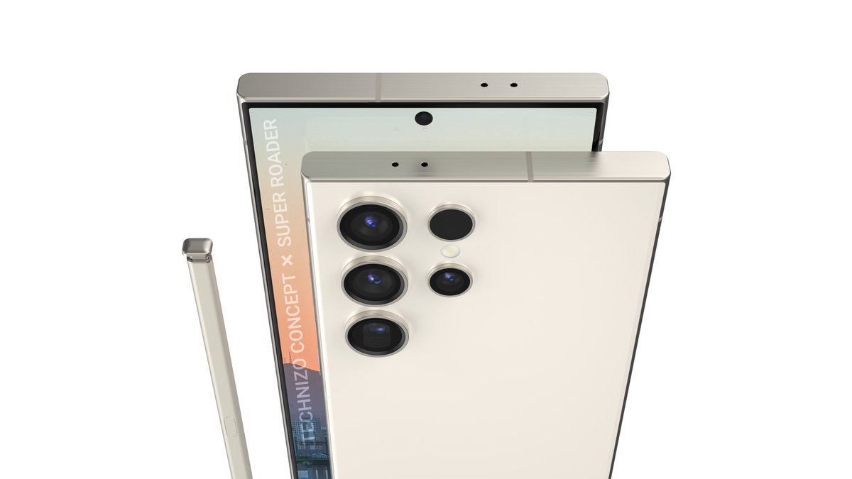 AbhishekMarkets's tweet photo. Will you prefer the Samsung S24 ultra if it came with this design? 👀 https://t.co/c8rX9b5tLM