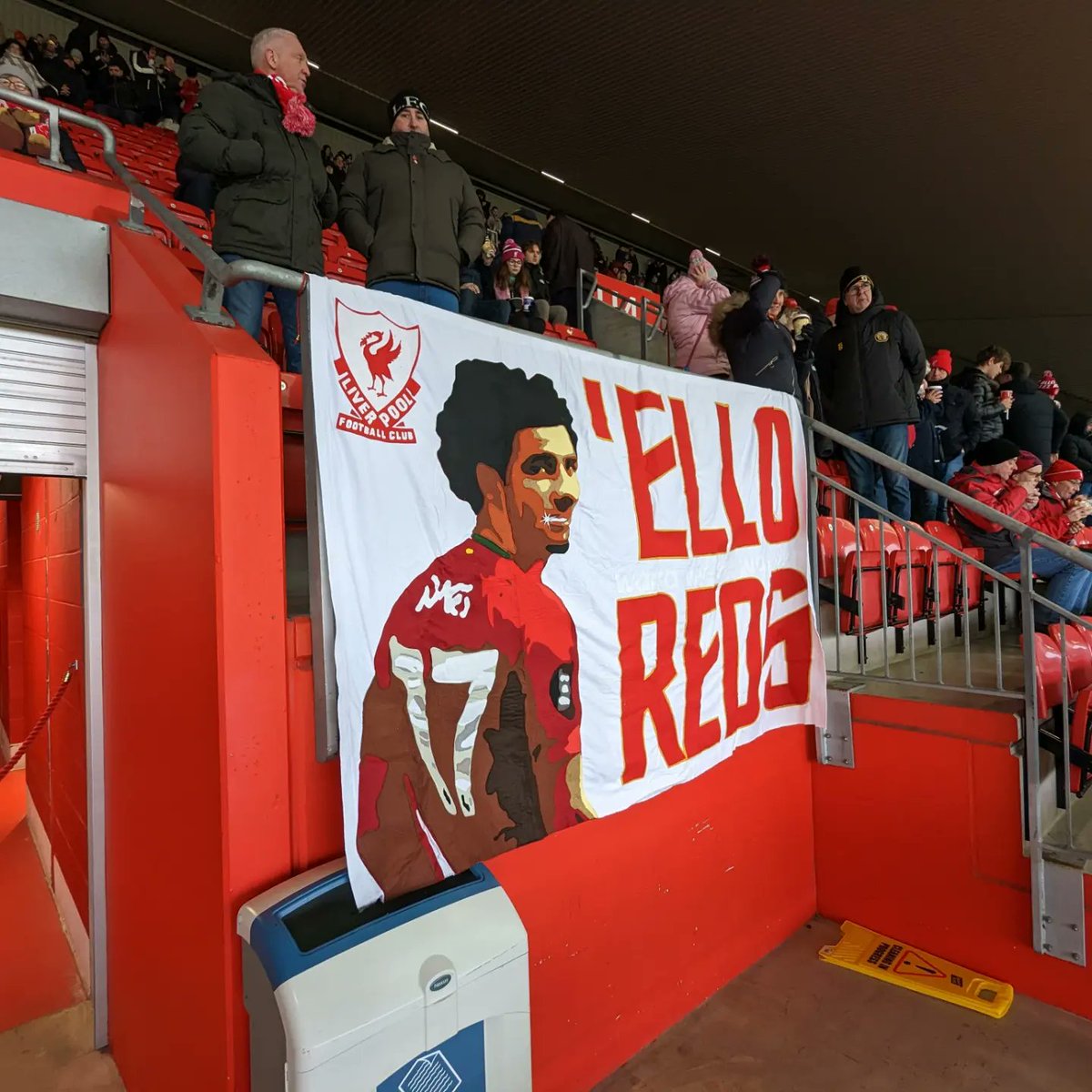 KopCraftsman's tweet photo. FURTHER UPDATE: The Club's Chief Safety Officer has called me this afternoon and told me that, though I have been allowed to hang by banners between U4 and U5 since the opening of the Main Stand in 2016, I will no longer be permitted to do so. 1/ https://t.co/hzDWdgEIac