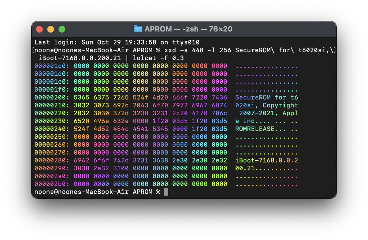 Here is my tiny thread about something exciting that I’ve been sitting on for a quite some time now: Early T6020 SecureROM dump! This thread contains some details that I noticed in those 15 minutes I bothered to analyze it (so read on your own risk!)