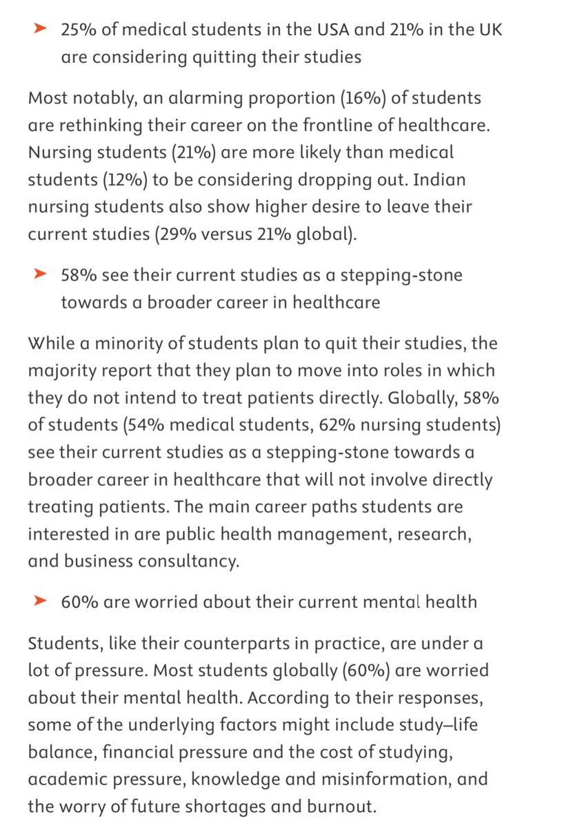 Sometimes it’s overwhelming to communicate just how urgently we need to address healthcare professional well-being and reimagine the environments in which we learn and work. 

Data like this demonstrate the needs pretty clearly. 

#wellbeing 

beta.elsevier.com/promotions/cli…