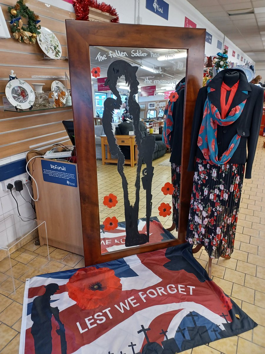 LongtonMind's tweet photo. We Will Remember Them

Here at Longton Mind, we've decorated  our window to show our respect for those who have served and sacrificed so much to defend our freedoms and way of life.

What do you think of our display? https://t.co/9o9pGryURy