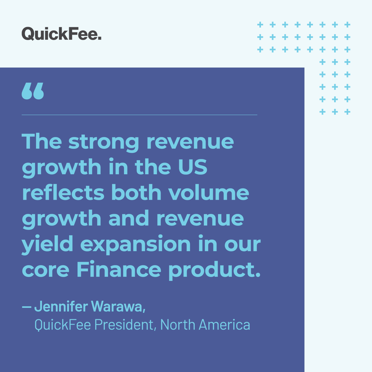 QuickFee's Q1 FY24 Quarterly Business Update shows a strong start to FY24. Be sure to join our webinar at 10 AM AEDT on Thursday, Nov 2nd (6 PM CST on Wednesday) to learn more: wcsecure.weblink.com.au/pdf/QFE/027331…

Read the full ASX release here: wcsecure.weblink.com.au/pdf/QFE/027331…