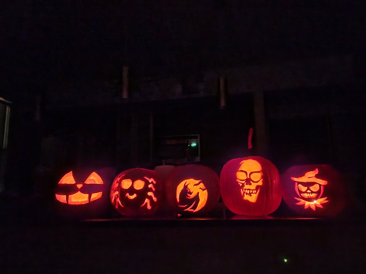 SaharaMorgan2's tweet photo. For once in many years, had a very uneventful and unfestive Halloween. I tried doing my makeup for the day and carving pumpkins but couldn't get anyone else into the spirit enough to do anything day of💙🎃 #BetterNextTime #Halloween2023 https://t.co/RhEUUgoMXP