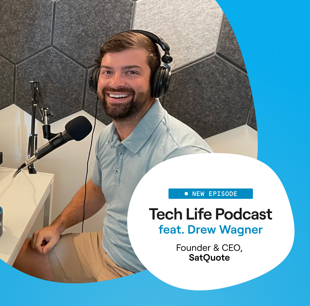 Episode 32 of the <a href="/TechLifePod/">CDC Tech Life Podcast</a>  features Drew Wagner, founder and CEO of Charleston SC-based technology startup <a href="/sat_quote/">SatQuote</a>. Listen here: charlestondigitalcorridor.com/news/169876248…