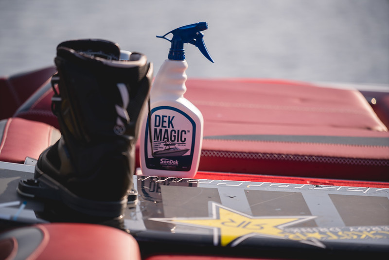 We understand that life can get messy, but worry not - Dek Magic is specifically designed to keep your #SeaDek looking brand new. ✨ 

#DekMagic #BoatingWithSeaDek #Flooring
