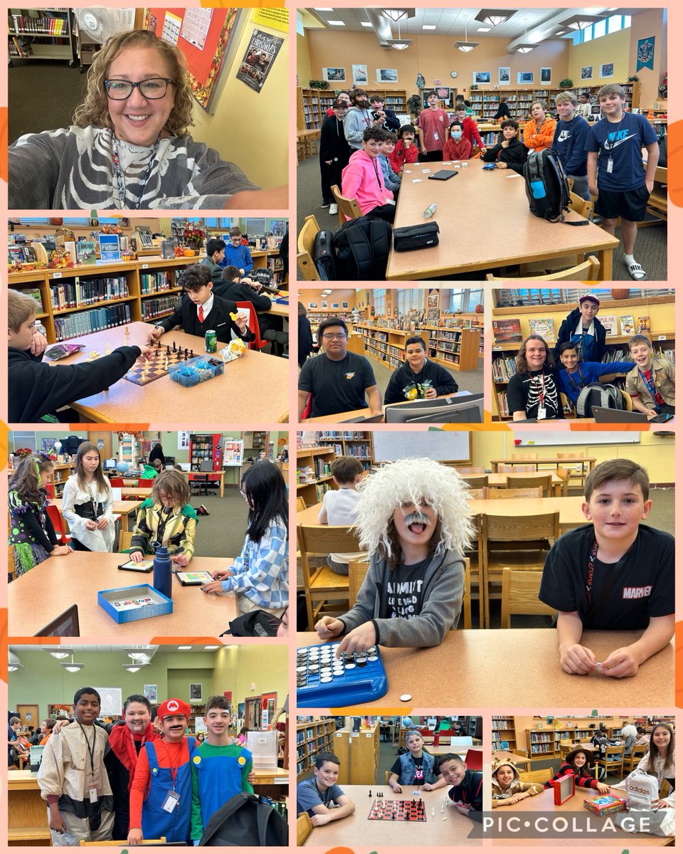 PlainedgeMSLMC's tweet image. Happy Halloween from the Plainedge MS Library!! Hope everyone had a great night and collected lots of treats!! #mslibrary #librarymatters