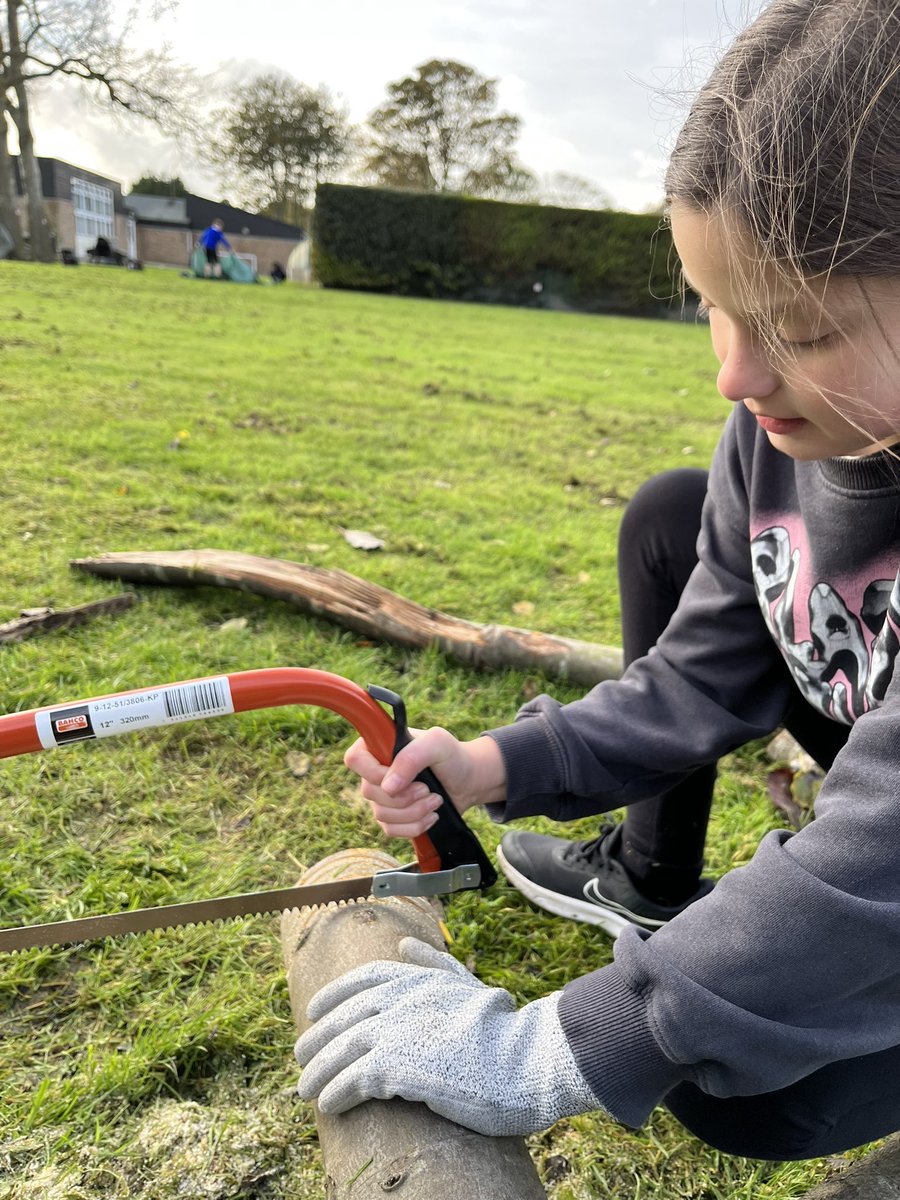FSOLOC's tweet photo. Year 6 have been learning to use the bow-saw in Forest School 🪚 https://t.co/HaaAcIQvsX