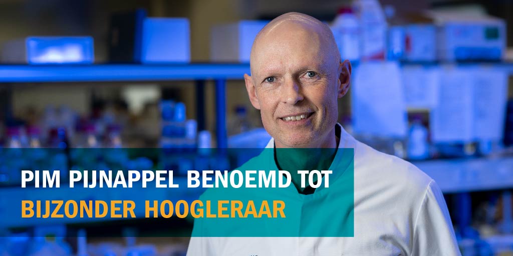 Wij feliciteren Pim Pijnappel met zijn #hoogleraarschap. Pim is dankzij het @spierfonds, met steun van patiëntorganisatie Spierziekten Nederland, benoemd tot bijzonder #hoogleraar 'Cel- en gentherapie, i.h.b. voor neuromusculaire en metabole aandoeningen' aan het @erasmusmc.