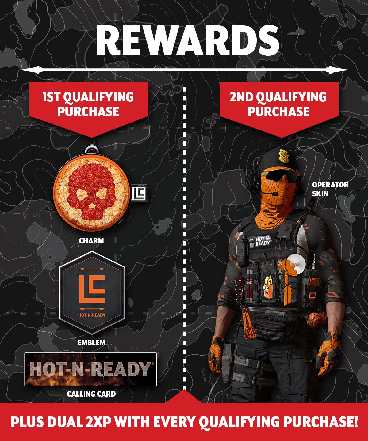 CharlieIntel on X: Call of Duty description has revealed that Little Caesars partnership is back for Modern Warfare III. Order from Little Caesars in November to get Double XP and bonus