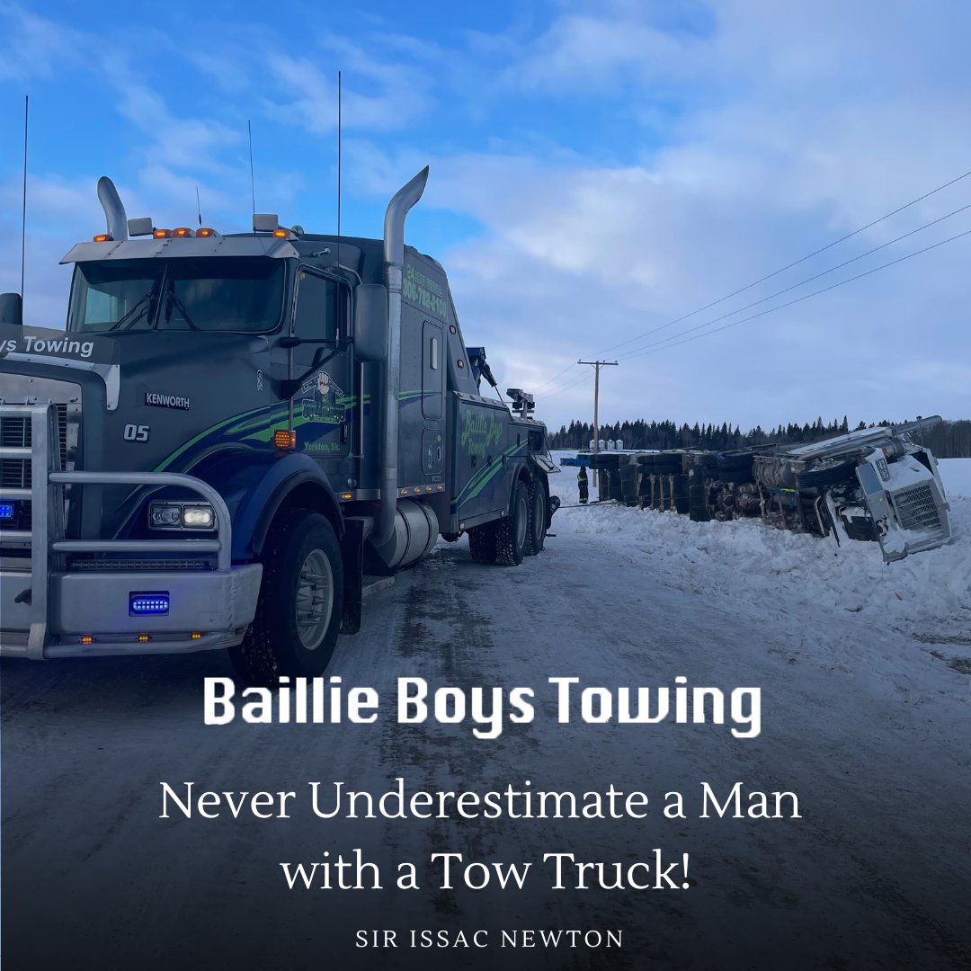 baillieboystow's tweet photo. They say real heroes don't wear capes; they drive tow trucks.
#ExtremeRecovery #BaillieBoysTowing #ParklandTowing #YorktonTowing #towing #towingservice #towingandrecovery #towingcompany #towingyorkton #towingnearme #flatdeckhauling #roadsideassistance #24hourtowing https://t.co/zZsFgCmAbb