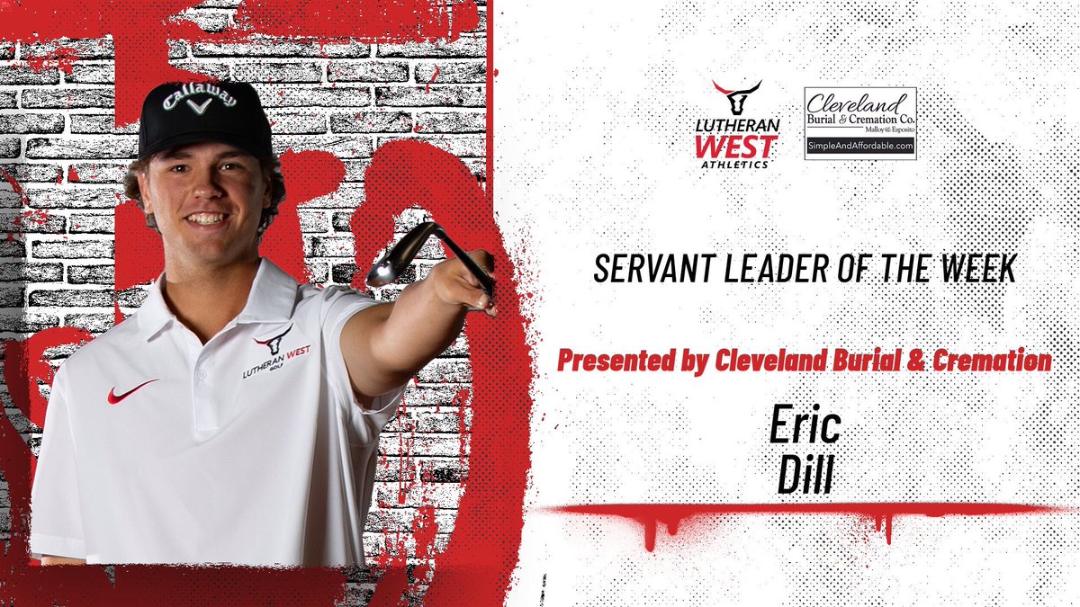 LW_Athletics's tweet photo. Congrats to Eric Dill for being named Servant Leader of the Week! 

Link in our bio to read more. Thank you to Cleveland Burial &amp; Cremation for sponsoring this program! #GoWest https://t.co/eq8Y70dzNZ